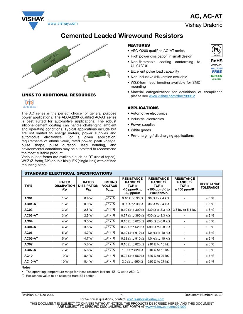 Search Results For Cement Resistor Resistors Datasheets Mouser