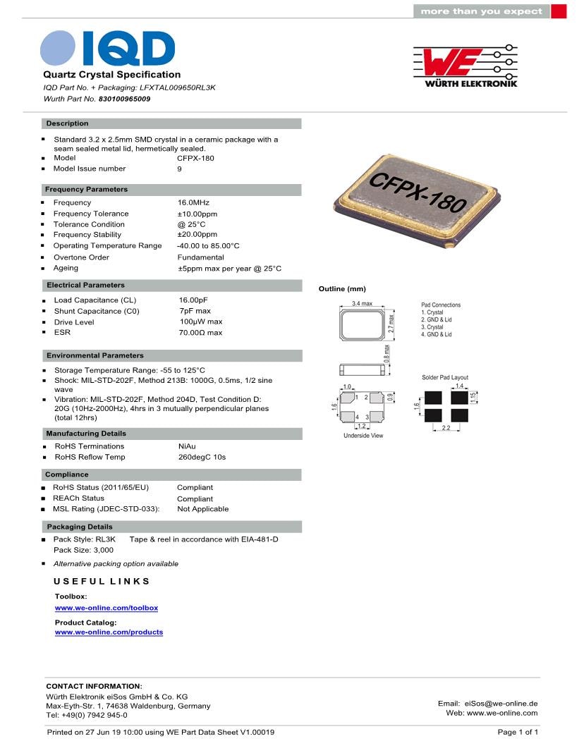 16 Mhz Crystal Oscillator Specifications Informacionpublica Svet Gob Gt