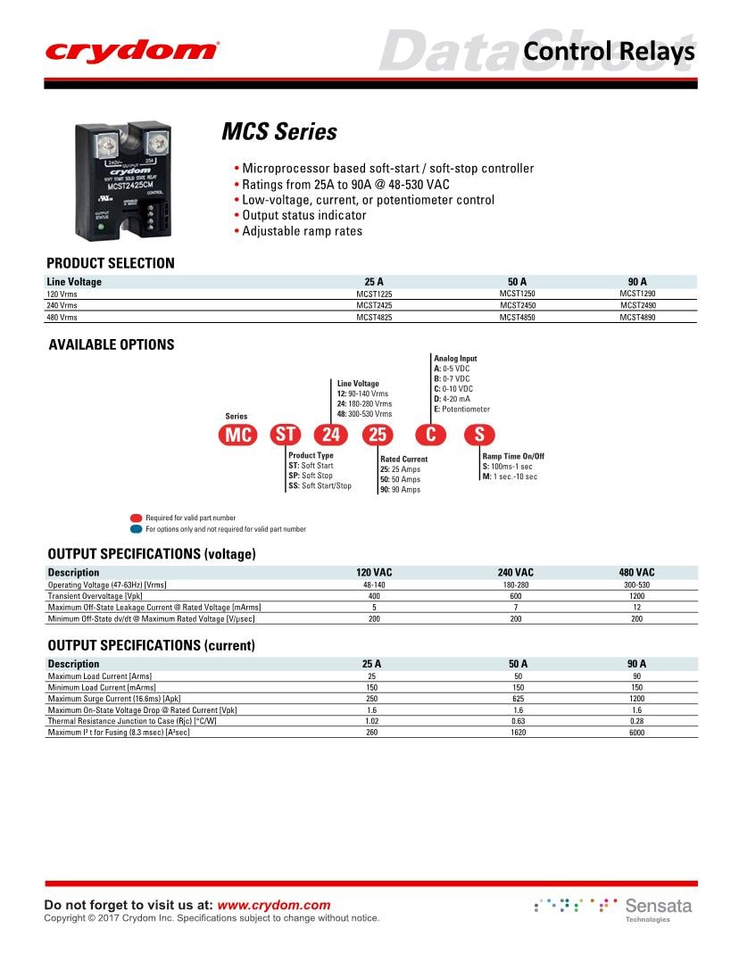 Control Relay MCS Series Informacionpublica Svet Gob Gt