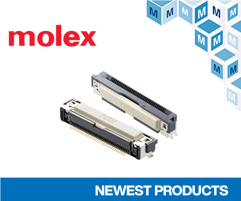 Mouser Now Shipping Molex Easy On Ffc Fpc One Touch Connectors For