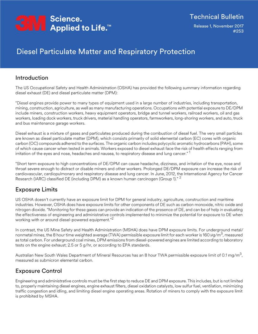 Diesel exposure outlet 2017