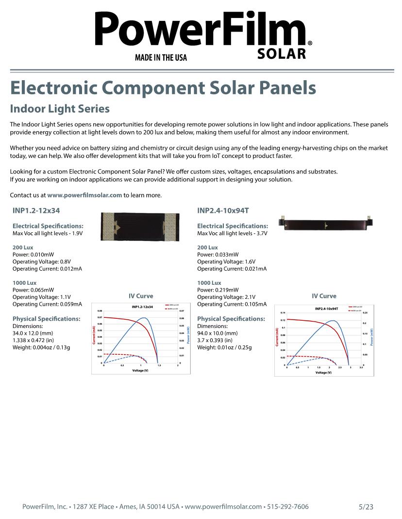 Solar Panels & Solar Cells Datasheets – Mouser