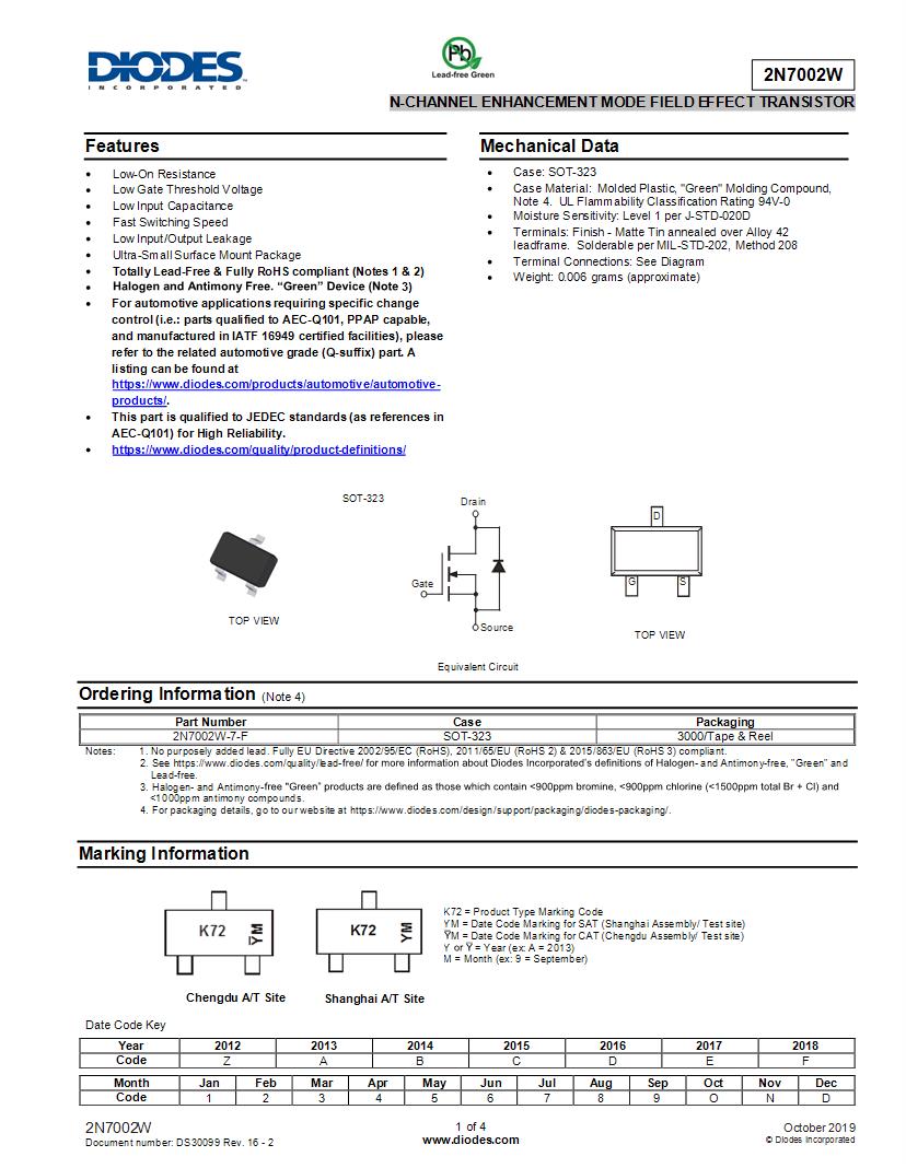 A SMD/SMT Channel N-Channel 30 V MOSFET Datasheets –, 57% OFF