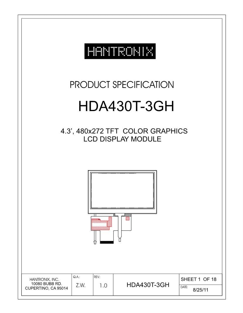 hantronix lcd display manufacturer