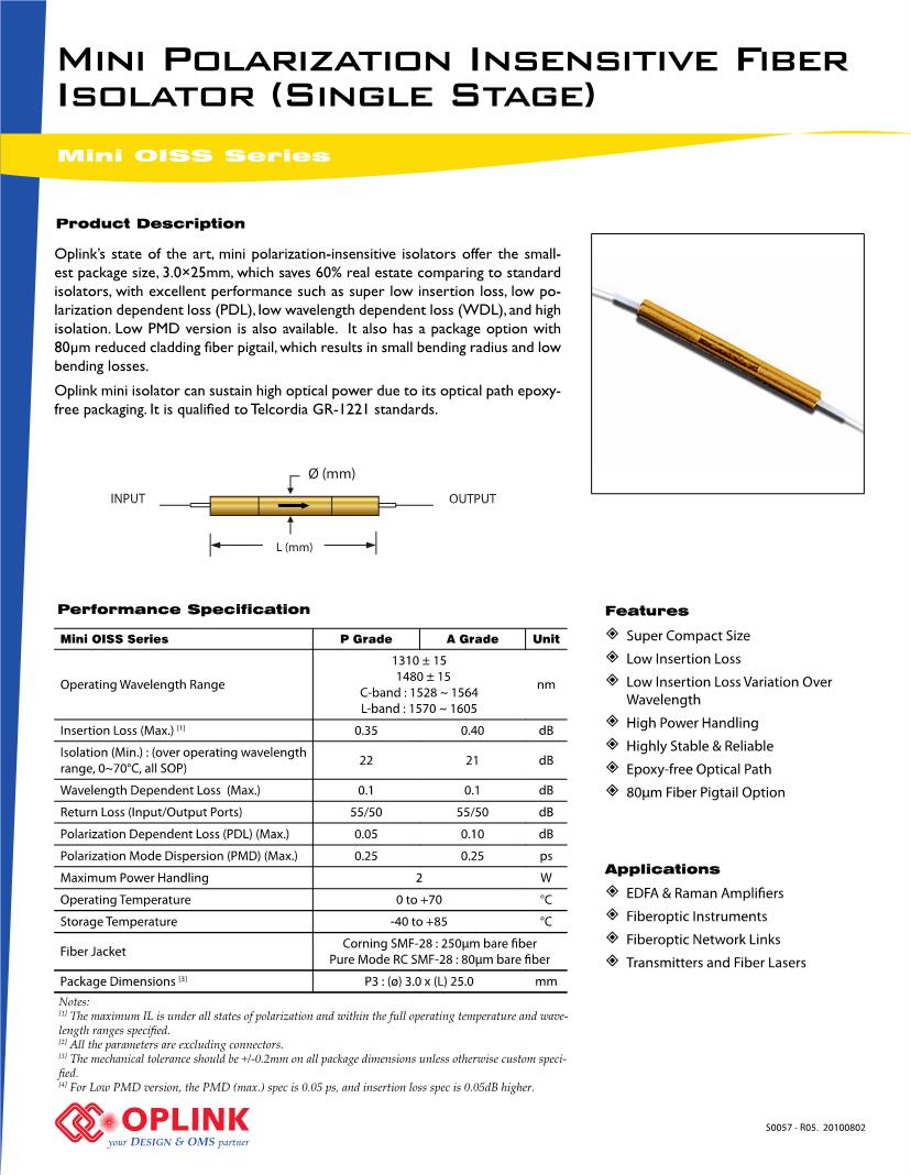 1550 nm Optoelectronics Datasheets – Mouser