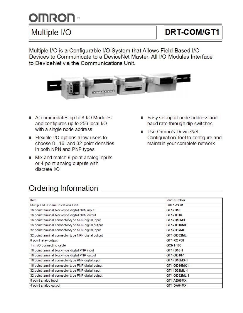 Multiple I/O DRT-COM/GT1