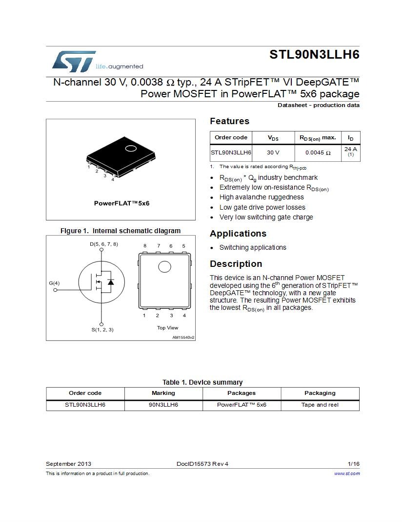 Smd Smt N Channel 60 W 30 V Mosfet Datasheets Mouser