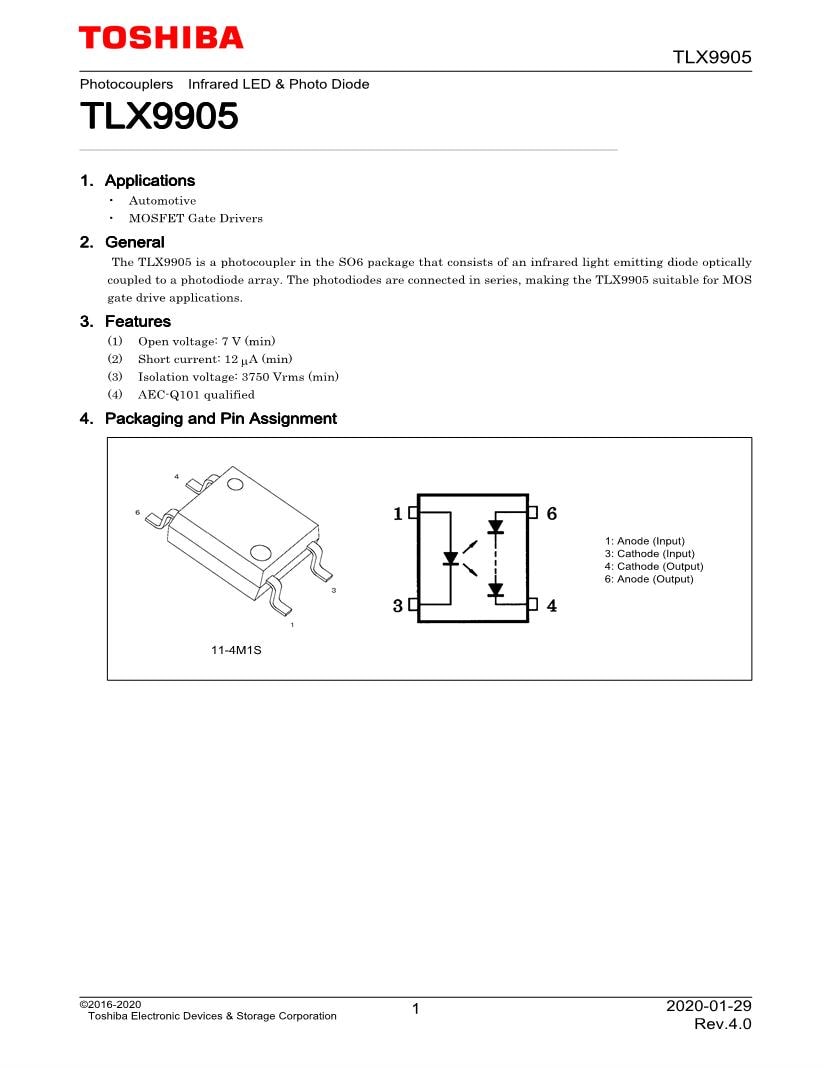 Photodiode Datasheet