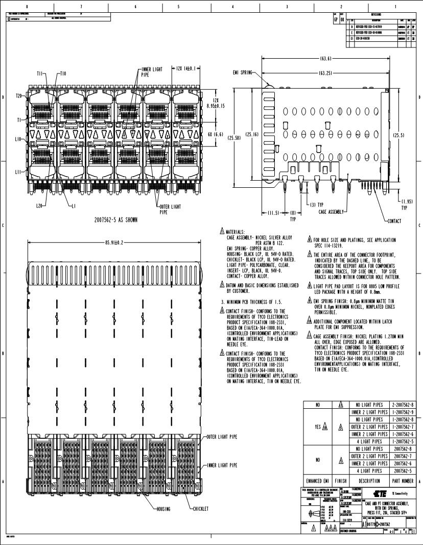 2007562 -5 AS SHOWN