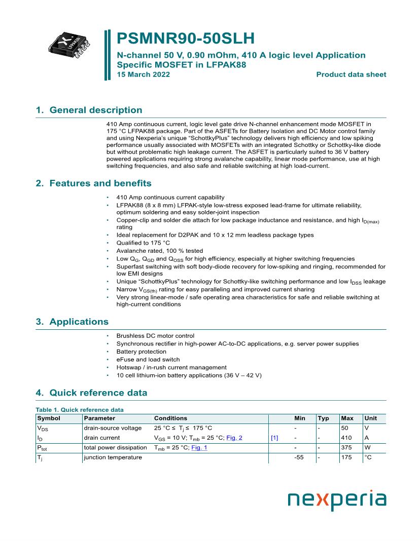 SMD/SMT 380 MOhms N-Channel MOSFET Datasheets – Mouser, 41% OFF