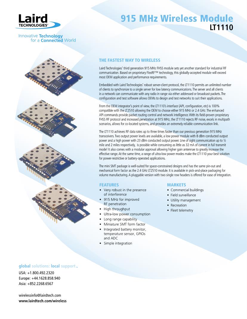 Search results for: OEM Sub-GHz Modules Datasheets – Mouser