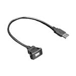 디바이스마트,,,4055,Adafruit 액세서리 Snap-In Panel Mount Cable - USB A Extension Cable / Mouser Part Number : 485-4055