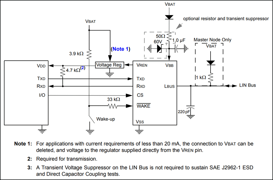 MCP2003B LIN Transceiver - Microchip Technology | Mouser