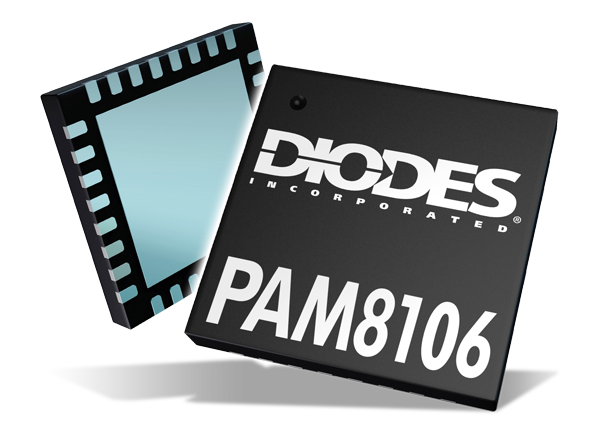 PAM8106 10W Audio Amplifier - Diodes Inc | Mouser