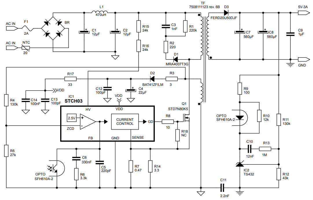 STEVAL-SMACH15V1 USB Adapter Evaluation Board - STMicro | Mouser