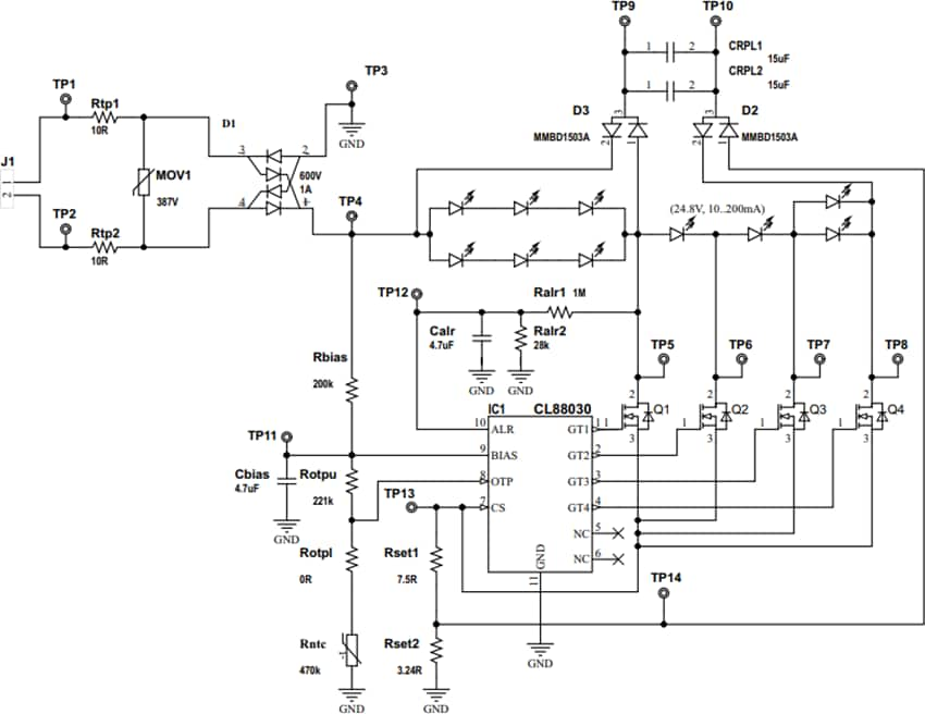 ADM00860 230VAC LED Driver Evaluation Board - Microchip Technology | Mouser