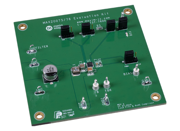 MAX20075EVKIT Evaluation Kit - Analog Devices / Maxim Integrated | Mouser