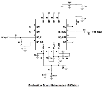 Schematic - Skyworks Solutions Inc. SKY67106-306EK Evaluation Kits