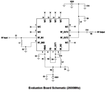 Schematic - Skyworks Solutions Inc. SKY67106-306EK Evaluation Kits