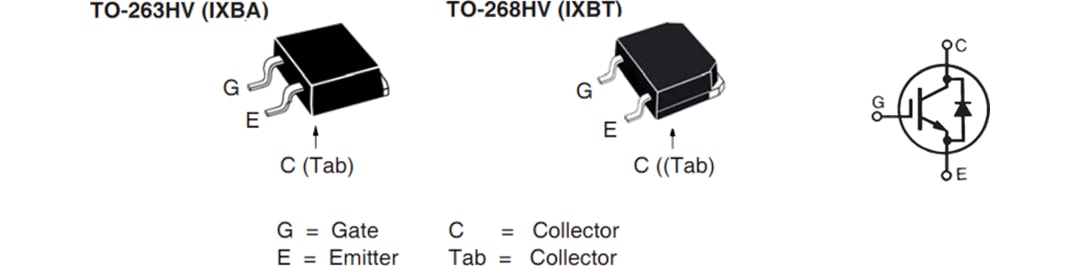 IXBx14N300HV Reverse Conducting BiMOSFET IGBTs - IXYS | Mouser