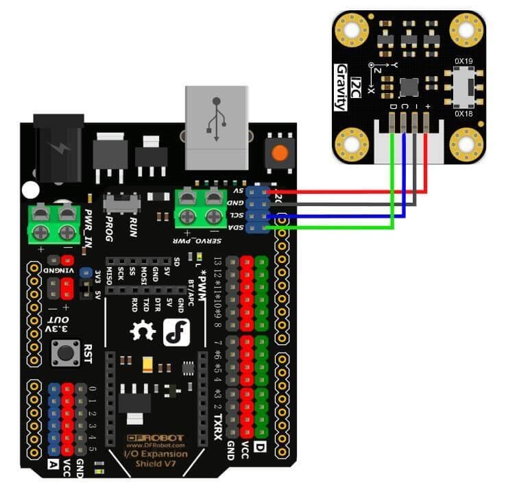 Gravity I2C H3LIS200DL Triple Axis Accelerometer - DFRobot | Mouser