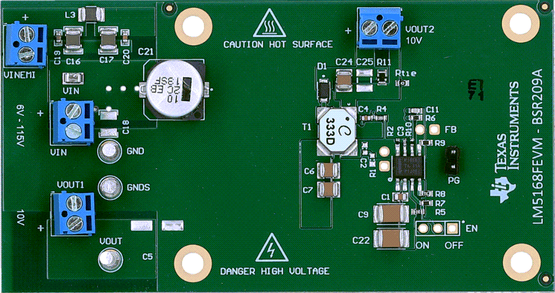 Lm5168fevm Converter Evaluation Module (evm) - Ti 