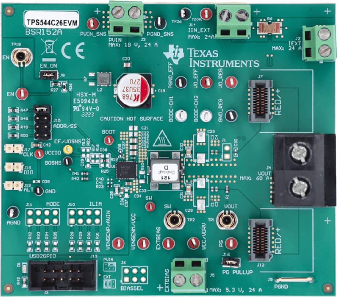 TPS544C26EVM Converter Evaluation Module - TI | Mouser