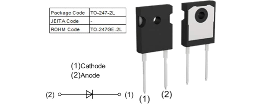 RFx30TZ6S & RFx60TZ6S Ultra Fast Recovery Diodes - ROHM | Mouser