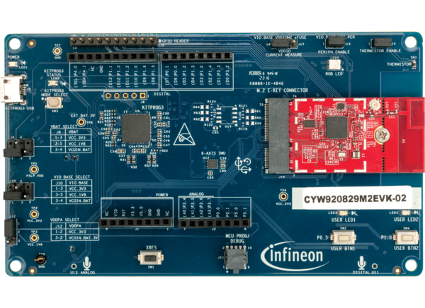 AIROC CYW920829M2EVK-02 BLUETOOTH LE SoC Kit - Infineon 