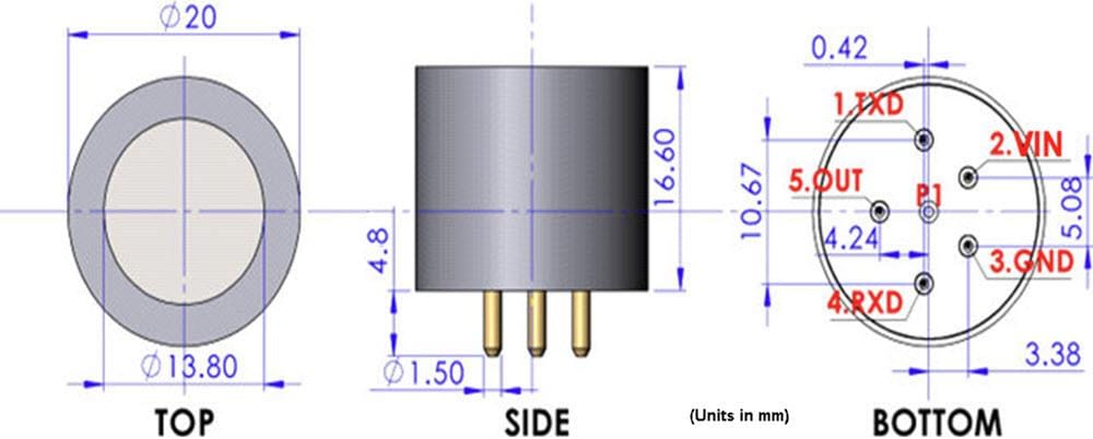 INIR2 Digital Gas Sensors - Amphenol SGX Sensortech | Mouser