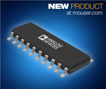 Mouser Now Stocking the Analog Devices ADE7913 Isolated Sigma Delta ADC