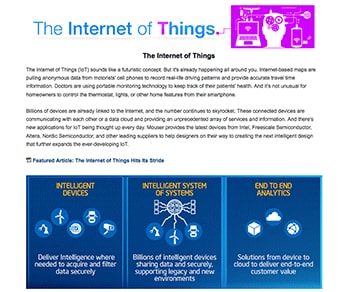 See Interesting Things at Mouser's Updated Internet of Things ...